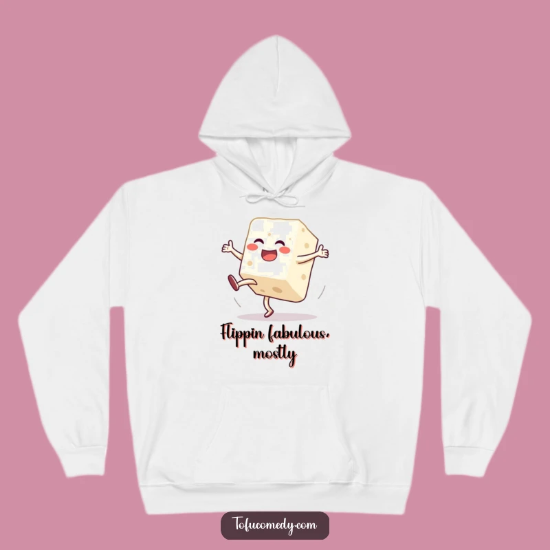 Funny Tofu Cartwheel Hoodie: Cozy & Hilarious Jubilant Block Gift