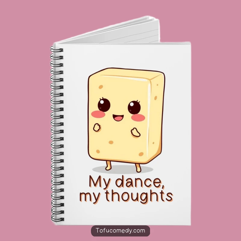 Funny Dancing Tofu Notebook: Jot Down Joy, a Cheerful Funny Gift
