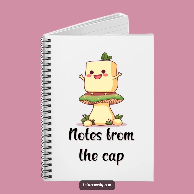 Funny Tofu Mushroom Notebook: Jot Down Ideas with a Grin