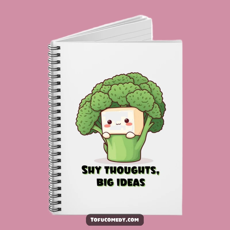 Funny Shy Tofu Notebook: Secret Thoughts, a Cute Funny Gift